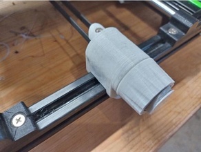 anet e10 y-axis timing belt tensioner 3d printer accessory upgrade e12 openscad 3d print model - Mito3D