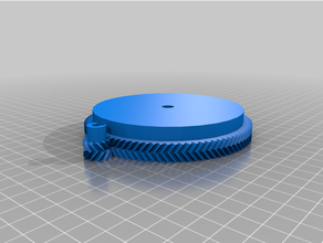 personalizado paramétrico espina pescado engranaje conjunto paso extrusoras 3d print model - Mito3D