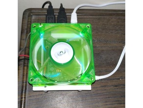 80mm fan adapter cover pi3b 3d print model - Mito3D