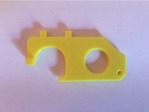 non toccare chiave covid covid19 porta maniglia mano notouchchallenge 3d print model - Mito3D
