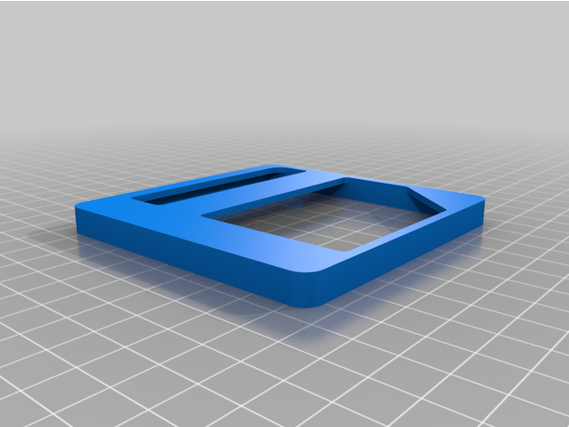 hyperpixel carré afficher protection 4 3D print model - Mito3D