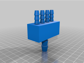 adapter manifold customized 3d print model - Mito3D