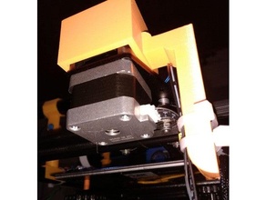 Ender 5 Achse Stepper Kabel leiten nema17 Motor 3d print model - Mito3D