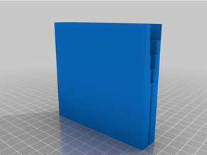 customized parametric wallet 3d print model - Mito3D