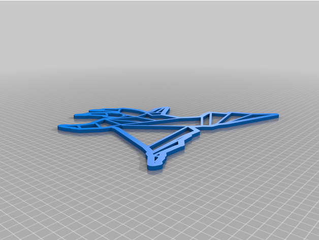 personnalisé origami Aigle 300 5 8 35 02 3D print model - Mito3D