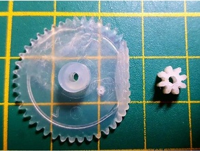 tomy racing cockpit replacement gears 3d print model - Mito3D