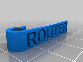 router ethernet personalizzato 3d print model - Mito3D