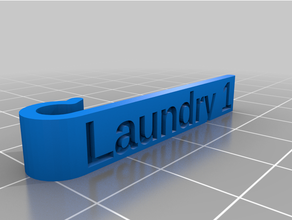 laundry 1 ethernet customized 3d print model - Mito3D