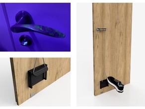 foot door handle covid-19 notouchchallenge 3d print model - Mito3D