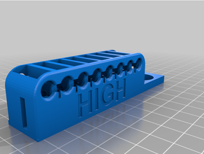 8-strip mag rack 3d print model - Mito3D