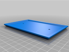 Single leer Mauer Teller angepasst 3d print model - Mito3D
