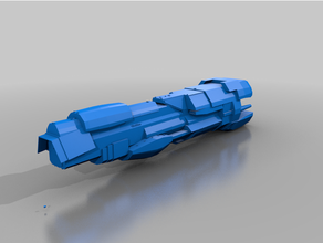 obsidiyen savaş gemisi nef Guerra özel 3d print model - Mito3D