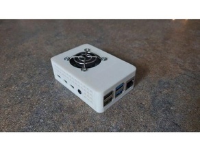 raspberry pi 4 box case 3d print model - Mito3D