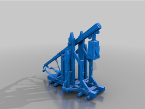 catapulta wtw Bretonianos máquina guerra 3d print model - Mito3D