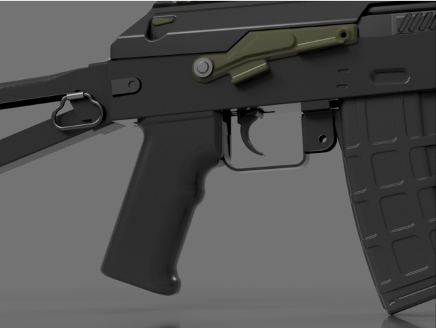 airsoft ak weiger stg940 pistol grip airosft ak47 ak74 akm beryl 3D print model - Mito3D