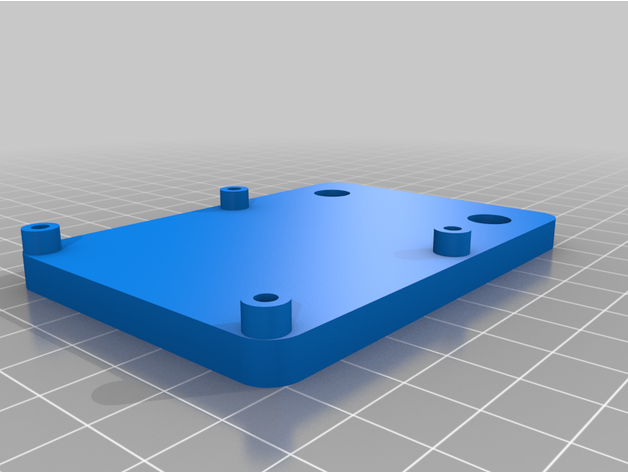 printer bed mosfet mount 3D print model - Mito3D