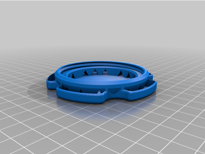 regular filter cover supportless 3d print model - Mito3D