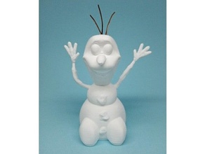 olaf frozen snowman model figure 3d print model - Mito3D