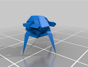 Eis Spindel Verteidigung Roboter 6dof bot Abstammung 2 ii fps mech Parallaxe ptmc retro 3d print model - Mito3D