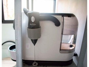 milk frother holder coffee kitchen organization 3d print model - Mito3D