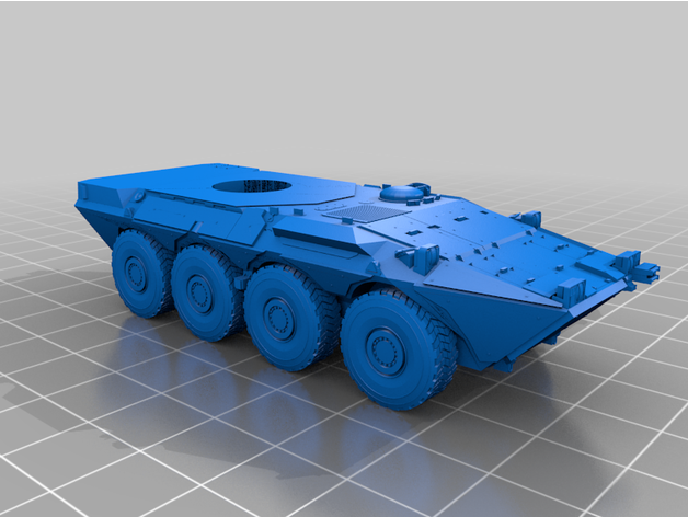 centauro military 3D print model - Mito3D