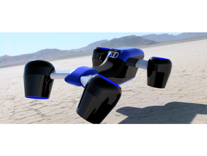 fareyle üzerine gelme dörtlü bisiklet v2 bilimkurgu 3d print model - Mito3D