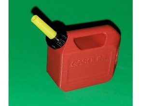 hollow gas cap spout gascan 3d print model - Mito3D