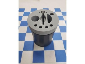 tool holder lid folgers 103 oz coffee 3d print model - Mito3D