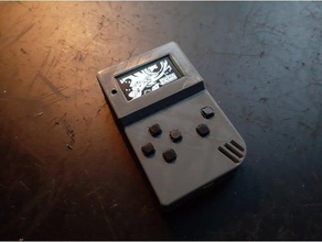 Arduboy gb arduino cartão crédito game Boy jogos micro sh1106 3d print model - Mito3D