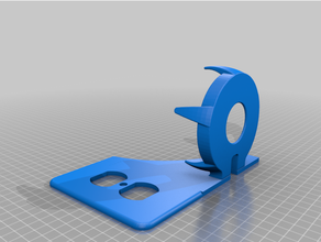 Google duvar tabak Kulp destek 3d print model - Mito3D