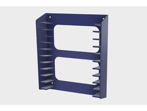 10 espacio ps4 blu ray estante pared montado bluray soporte sony 3d print model - Mito3D