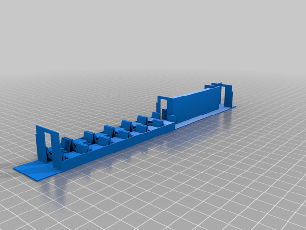 ho escala jantar carro modelo trem 3D print model - Mito3D