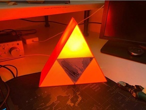 Triforce Lampe e14 Bulpp Legende Zelda 3d print model - Mito3D