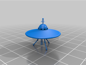 flying saucer fn70 3d print model - Mito3D