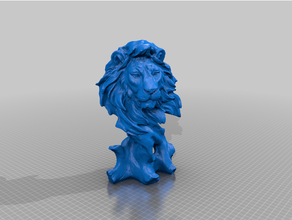 Lion bois Simba 3d print model - Mito3D