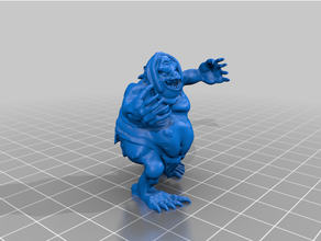 veleno troll gioco tavolo dnd dungeon draghi fantasia miniatura mostro esploratore 3d print model - Mito3D