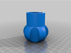 parametrisch sinken Wasserhahn Knopf 3d print model - Mito3D