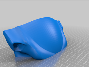 Raubtier Maske split 3d print model - Mito3D