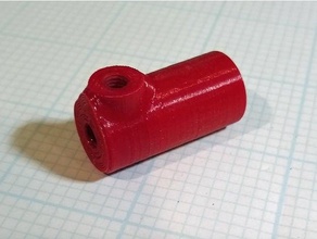 miniature vacuum ejector air powered pump 3d print model - Mito3D