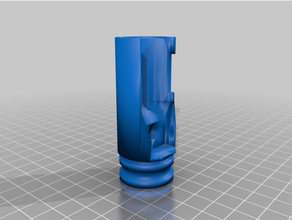 tippmann 98 paintball buffer tubo come adattatore 3d print model - Mito3D