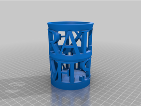 Lixo lixeira personalizado 3d print model - Mito3D