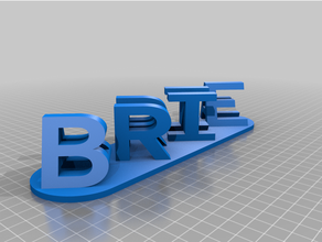 Brianna özelleştirilmiş 3d print model - Mito3D