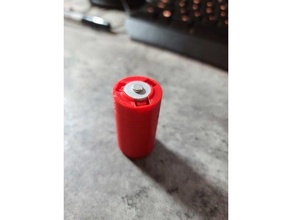 aa batería adaptador apoyo necesario 3d print model - Mito3D