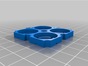 customized 18650 battery holders connector 3d print model - Mito3D