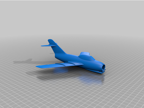 mig 15 1 48 avião modelo 3d print model - Mito3D