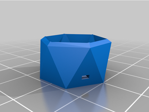 hexagonal pot 3d print model - Mito3D
