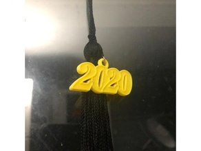 2020 mezuniyet püskül dekor 2020 mezuniyet püskül 3d print model - Mito3D