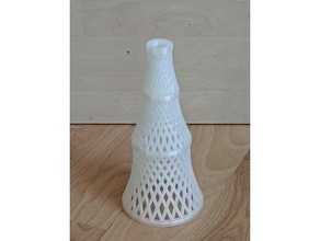 hyperboloid tower architecture 3d print model - Mito3D