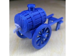 water barrel 28 mm inspired 28mm 3d printing ageofsigmar age sigmar dd dungeons dragons fantasy frostgrave malifaux medieval miniature scenery pathologic2 rainwater roleplaying tabletop gaming terrain village wargaming warhammer 3d print model - Mito3D