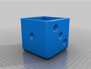 dice box 3d print model - Mito3D